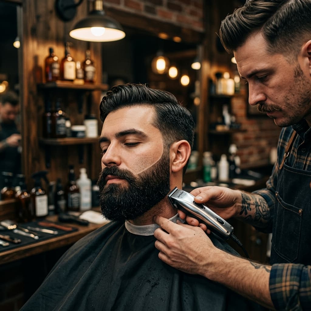 Professional beard trim and shaping