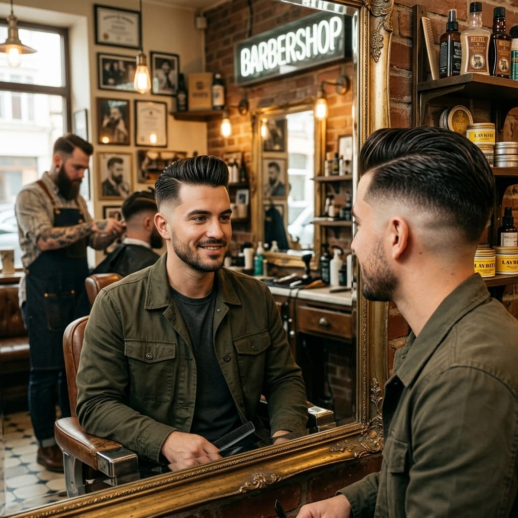 Fresh skin fade haircut result