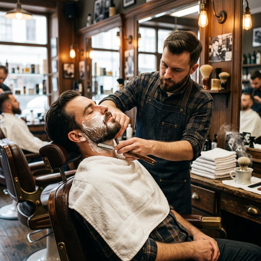 Classic hot shave experience